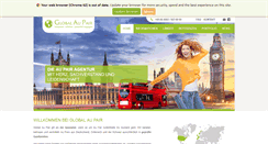 Desktop Screenshot of global-au-pair.com